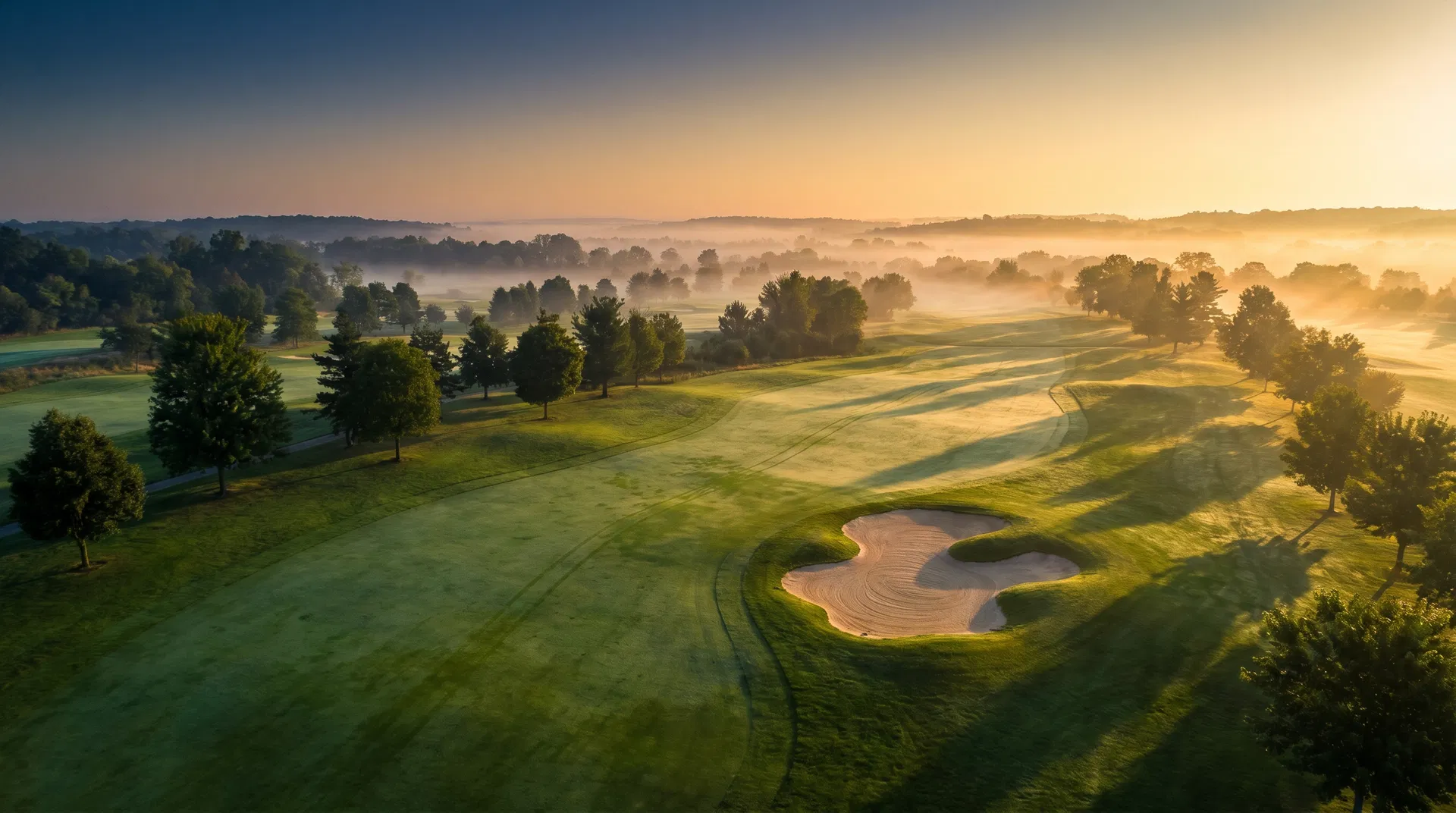 Golf Course at Dawn